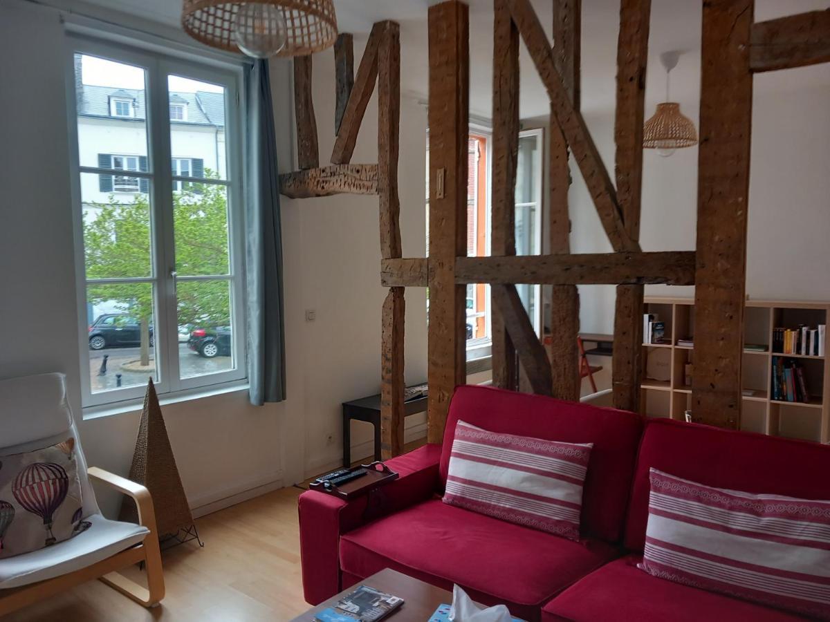 Le Leon Leilighet Honfleur Eksteriør bilde